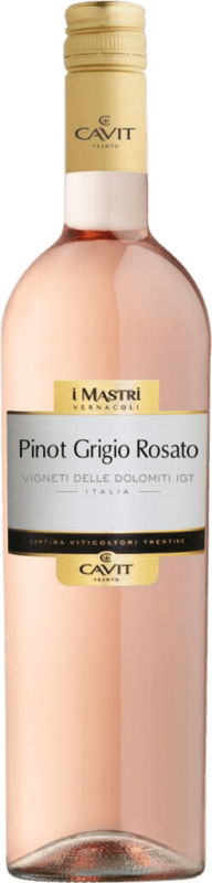 Envoi gratuit | Vin Rosé Cavit I.G.T. Vigneti delle Dolomiti Trentin Italie Nebbiolo, Pinot Gris 75 cl