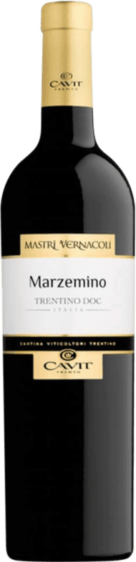 Бесплатная доставка | Красное вино Cavit Mastri Vernacoli D.O.C. Trentino Трентино Италия Marzemino 75 cl