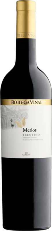 Free Shipping | Red wine Cavit Vinai D.O.C. Trentino Trentino Italy Merlot 75 cl