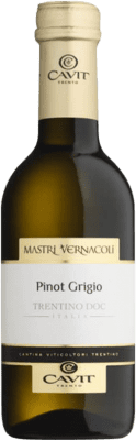 Envoi gratuit | Vin blanc Cavit Vernacoli D.O.C. Trentino Trentin Italie Pinot Gris Petite Bouteille 25 cl