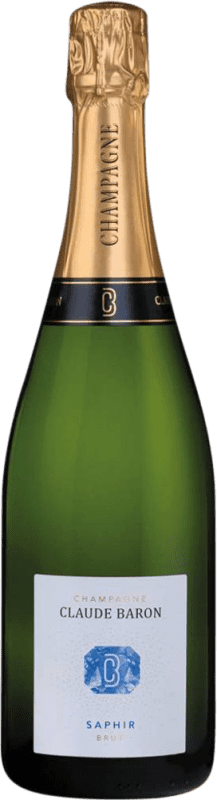 Envoi gratuit | Blanc mousseux Claude Baron. Cuvée Saphir Charly sur Marne Brut A.O.C. Champagne Champagne France Pinot Noir, Chardonnay, Pinot Meunier 75 cl