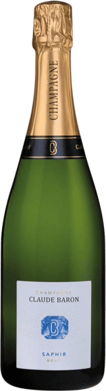 59,95 € Free Shipping | White sparkling Claude Baron. Cuvée Saphir Charly sur Marne Brut A.O.C. Champagne