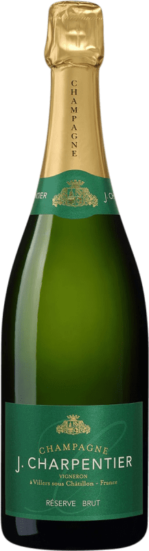 送料無料 | 白スパークリングワイン J. Charpentier Brut 予約 A.O.C. Champagne シャンパン フランス Nebbiolo, Pinot Meunier 75 cl