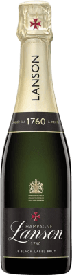 24,95 € | Espumante branco Lanson Le Black Label Brut A.O.C. Champagne Champagne França Pinot Preto, Chardonnay, Pinot Meunier Meia Garrafa 37 cl