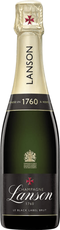 33,95 € Envoi gratuit | Vin Mousseux Blanc Lanson Le Black Label Brut A.O.C. Champagne Demi- Bouteille 37 cl
