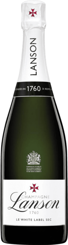 69,95 € Envoi gratuit | Vin Mousseux Blanc Lanson Le White Label Sec A.O.C. Champagne