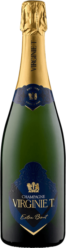 68,95 € Kostenloser Versand | Weißer Sekt Virginie Taittinger Extra Brut A.O.C. Champagne