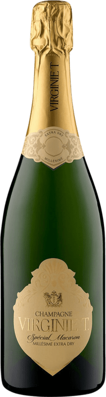 81,95 € | Weißer Sekt Virginie Taittinger Special Macaron Millésimé Extra Trocken A.O.C. Champagne Sizilien Frankreich Spätburgunder, Chardonnay, Pinot Meunier 75 cl