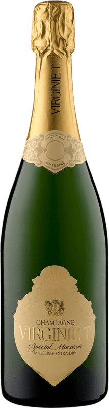 97,95 € Kostenloser Versand | Weißer Sekt Virginie Taittinger Special Macaron Millésimé Extra Trocken A.O.C. Champagne