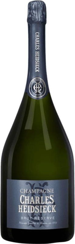 484,95 € Envoi gratuit | Blanc mousseux Charles Heidsieck Brut Réserve A.O.C. Champagne Bouteille Jéroboam-Double Magnum 3 L