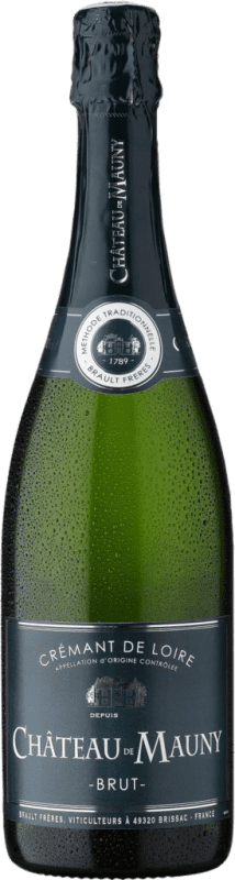 Envoi gratuit | Blanc mousseux Château de Mauny Brut A.O.C. Crémant de Loire Loire France Chardonnay, Chenin Blanc 75 cl