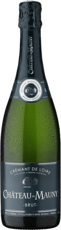 Envio grátis | Espumante Branco Château de Mauny Brut — Bruto A.O.C. Crémant de Loire Loire França Chardonnay, Chenin 75 cl
