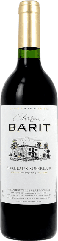 Envio grátis | Vinho Tinto Château Barit Superior A.O.C. Bordeaux Bordeaux França Merlot, Cabernet Sauvignon, Cabernet Franc 75 cl