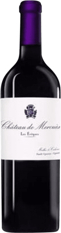 Envío gratis | Vino tinto Château de Mercuès Les Evêques d'Origine A.O.C. Cahors Occitania Francia Merlot, Malbec 75 cl