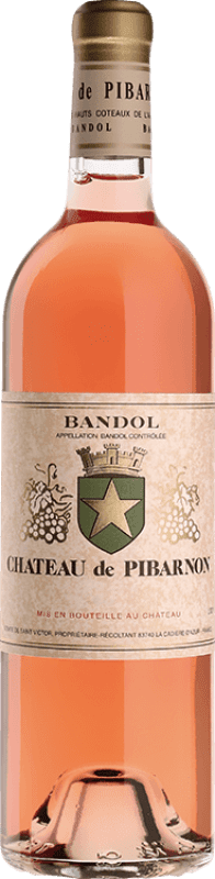 144,95 € Kostenloser Versand | Rosé-Wein Château de Pibarnon Rosé A.O.C. Côtes de Provence Jeroboam-Doppelmagnum Flasche 3 L