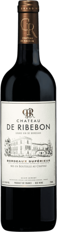 Kostenloser Versand | Rotwein Château de Ribebon A.O.C. Bordeaux Bordeaux Frankreich Merlot, Cabernet Sauvignon, Cabernet Franc 75 cl