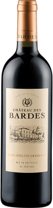 Envío gratis | Vino Tinto Château des Bardes Grand Cru A.O.C. Saint-Émilion Burdeos Francia Merlot, Cabernet Sauvignon 75 cl