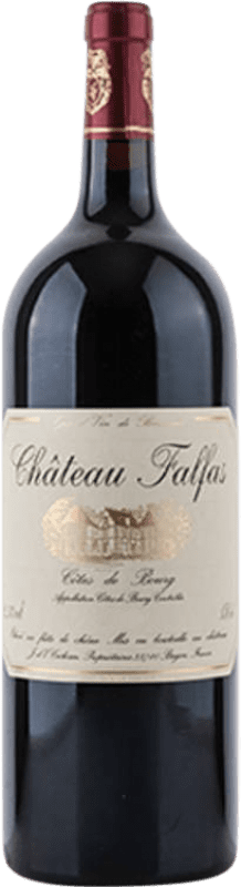Бесплатная доставка | Красное вино Château Falfas A.O.C. Côtes de Bourg Бордо Франция Merlot — Мерло, Cabernet Sauvignon — Каберне Совиньон, Cabernet Franc — Каберне Фран Бутылка Магнум 1,5 L