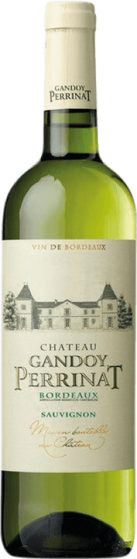 Envío gratis | Vino Blanco Château Gandoy Perrinat A.O.C. Bordeaux Burdeos Francia Sauvignon 75 cl