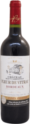 Château Haut Cardonnet. Fleur de Vitrac Bordeaux 75 cl