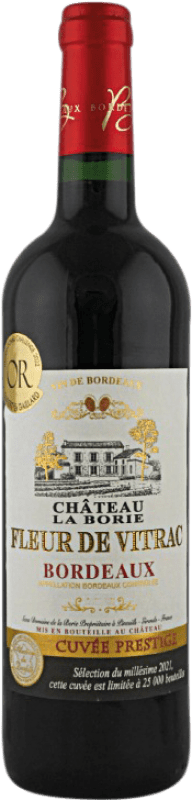 Free Shipping | Red Wine Château Haut Cardonnet. Fleur de Vitrac A.O.C. Bordeaux Bordeaux France Merlot, Cabernet Sauvignon, Cabernet Franc 75 cl