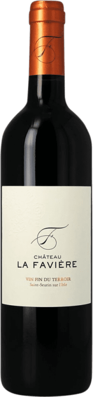 Free Shipping | Red Wine Château la Favière A.O.C. Bordeaux Bordeaux France Merlot, Cabernet Sauvignon, Cabernet Franc 75 cl