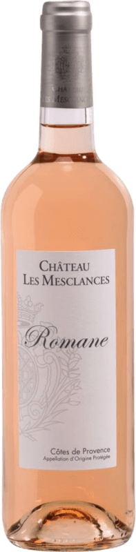 送料無料 | ロゼワイン Château les Mesclances. Cuvée Romane Rosé A.O.C. Côtes de Provence プロヴァンス フランス Syrah, Grenache, Cinsault 75 cl