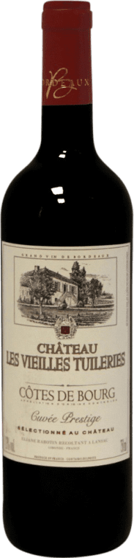 8,95 € | Red wine Château les Vieilles Tuileries. Cuvée Prestige A.O.C. Bordeaux Bordeaux France Merlot, Cabernet Franc 75 cl