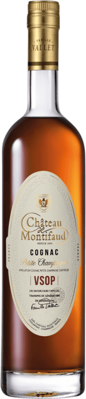 Envoi gratuit | Cognac Château Montifaud Petite Champagne VSOP Very Superior Old Pale — Très Supérieur Vieux A.O.C. Cognac France 70 cl