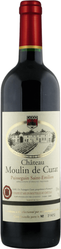21,95 € 送料無料 | 赤ワイン Château Moulin de Curat. Puisseguin A.O.C. Saint-Émilion