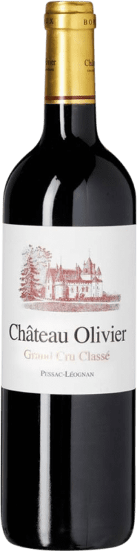Envio grátis | Vinho tinto Château Olivier Grand Cru Classé A.O.C. Pessac-Léognan Bordeaux França Merlot, Cabernet Sauvignon 75 cl