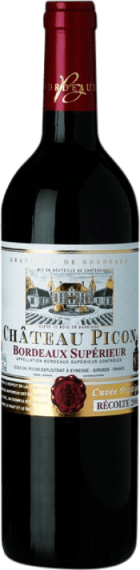 送料無料 | 赤ワイン Château Picon 上級 A.O.C. Bordeaux ボルドー フランス Merlot — メルロー, Cabernet Sauvignon — カベルネ・ソーヴィニヨン, Cabernet Franc — カベルネ・フラン 75 cl