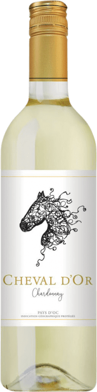 Бесплатная доставка | Белое вино Cheval d'Or Франция Chardonnay 75 cl