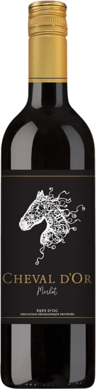 Free Shipping | Red wine Cheval d'Or France Merlot 75 cl