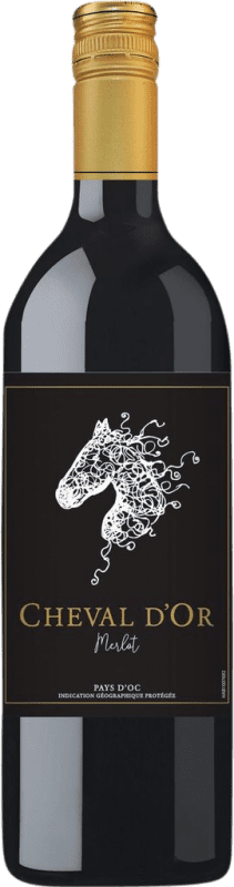 8,95 € | Красное вино Cheval d'Or Франция Merlot — Мерло 1 L