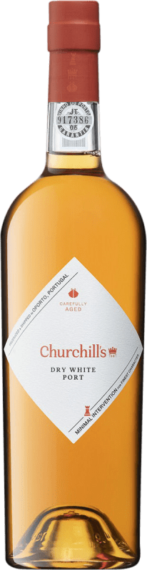 送料無料 | 強化ワイン Churchill's White Dry ドライ I.G. Douro ドウロ ポルトガル Malvasía, Códega 75 cl