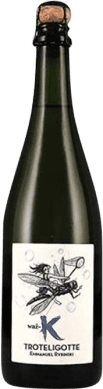 Бесплатная доставка | Белое вино Clos Troteligotte Waz K Pétillant Naturel A.O.C. Cahors Occitania Франция Nebbiolo, Viognier, Chardonnay 75 cl