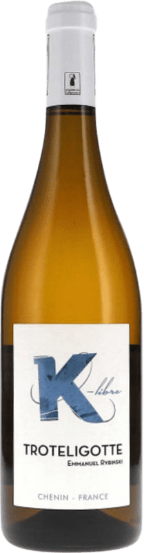 Free Shipping | White Wine Clos Troteligotte K-libre A.O.C. Cahors Occitania France Chenin 75 cl