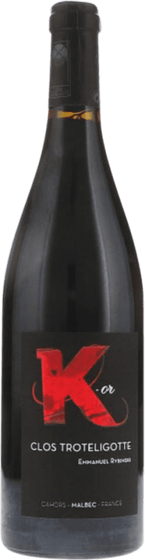 Бесплатная доставка | Красное вино Clos Troteligotte K-or A.O.C. Cahors Occitania Франция Malbec — Мальбек 75 cl