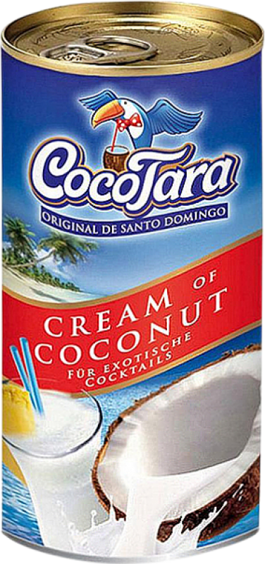 Free Shipping | Schnapp CocoTara. Coconut Cream Dominican Republic Can 33 cl Alcohol-Free