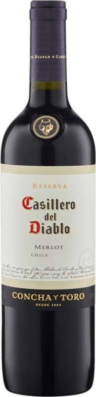 9,95 € | Red wine Concha y Toro Casillero del Diablo I.G. Valle de Rapel Chile Merlot 75 cl