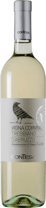 Бесплатная доставка | Белое вино Contesa di Rocco Pasetti Linea Vigna Corvina D.O.C. Trebbiano d'Abruzzo Италия Nebbiolo, Trebbiano 75 cl