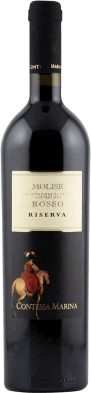 Envío gratis | Vino tinto Contessa Marina Rosso Reserva D.O.C. Molise Italia Montepulciano 75 cl