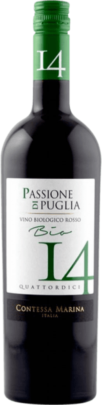 19,95 € 免费送货 | 红酒 Contessa Marina Passione 14 Quattordici cm Rosso I.G.T. Puglia