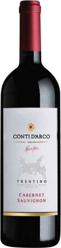 Бесплатная доставка | Красное вино Conti d'Arco D.O.C. Trentino Трентино Италия Cabernet Sauvignon 75 cl