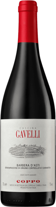 14,95 € | Красное вино Coppo Cascina Gavelli D.O.C. Barbera d'Asti Пьемонте Италия Barbera 75 cl