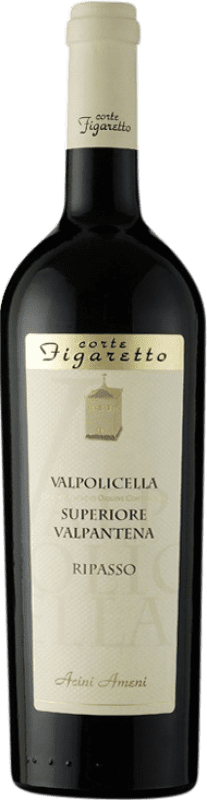 Spedizione Gratuita | Vino rosso Corte Figaretto Valpantena D.O.C. Valpolicella Ripasso Venecia Italia Nebbiolo, Corvina, Molinara 75 cl