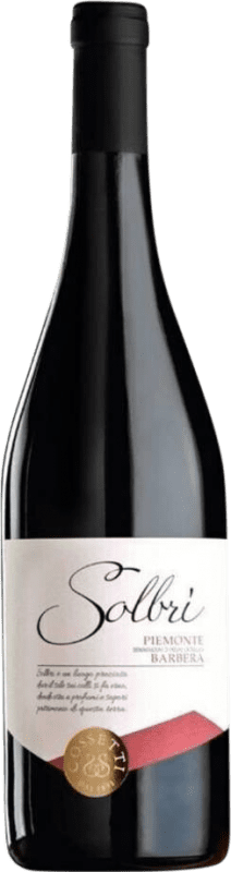 6,95 € Spedizione Gratuita | Vino rosso Cossetti. Solbri D.O.C. Piedmont