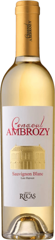 Бесплатная доставка | Белое вино Cramele Recas Conacul Ambrozy Late Harvest Румыния Sauvignon White Половина бутылки 37 cl