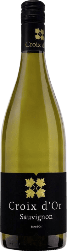 Envio grátis | Vinho Branco Croix d'Or I.G.P. Vin de Pays d'Oc Bordeaux França Sauvignon 75 cl Envio grátis | Vinho Branco Croix d'Or I.G.P. Vin de Pays d'Oc Bordeaux França Sauvignon 75 cl
